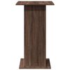 vidaXL Barbord med oppbevaring brun eik 60x60x102 cm konstruert tre