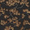 DUTCH WALLCOVERINGS Veggpanel furu svart og gull