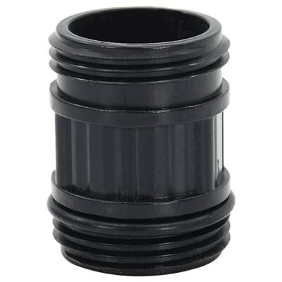 vidaXL Sugeslange med PVC kontakter 7 m 22 mm svart
