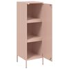 vidaXL Highboard rosa 36x39x113 cm st&aring;l