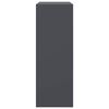 vidaXL Skjenk antrasitt 67x39x107 cm stål