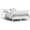 vidaXL Sengeramme uten madrass hvit 140x190 cm heltre furu
