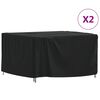 vidaXL Hagem&oslash;beltrekk 2 stk &Oslash; 125x125x74 cm 420D oxfordstoff