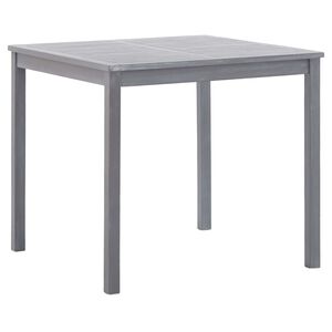 vidaXL Hagebord gr&aring; 80x80x74 cm heltre akasie