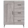 vidaXL Highboard gr&aring; sonoma 69,5x34x180 cm konstruert tre