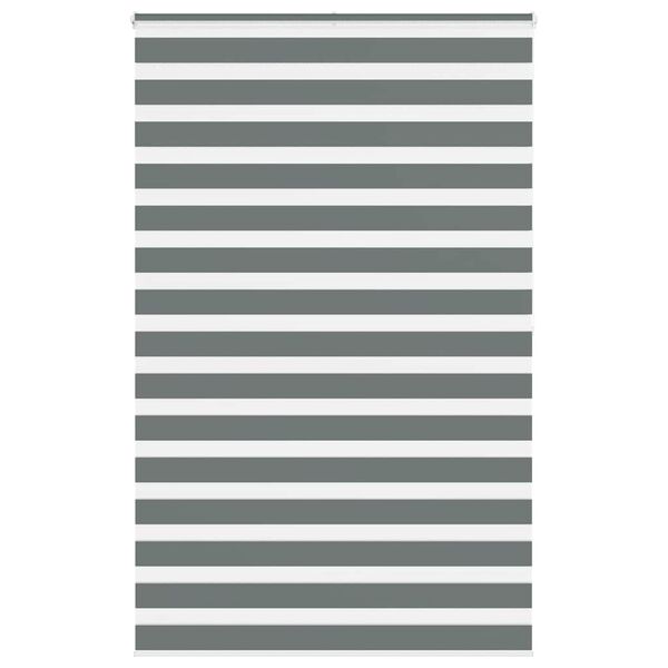 vidaXL Sebragardin mørkegrå 150x200 cm stoff bredde 145,9 cm polyester