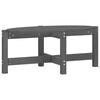 vidaXL Salongbord gr&aring; 87x48x35 cm heltre furu