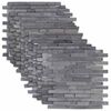 vidaXL Mosaic Fliser Gr&aring; 30 x 30 cm Marmor