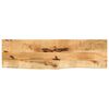 vidaXL Bordplate 100x40x2,5 cm naturlig kant grovt heltre mangotre