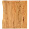 vidaXL Topplate til baderomsm&oslash;bler heltre akasie 58x52x2,5 cm