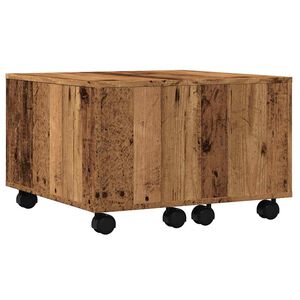 vidaXL Salongbord gammelt tre 60x60x38 cm konstruert tre