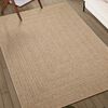 vidaXL Teppe ZIZUR beige 80x200 cm jute-utseende innend&oslash;rs og utend&oslash;rs
