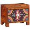 vidaXL Lagringsboks Flerfarget 50 x 30 x 40 cm heltre akasie