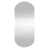 vidaXL Veggspeil 25x60 cm glass oval