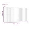 vidaXL Veggmontert hodegavl honningbrun 159,5x3x90 cm heltre furu