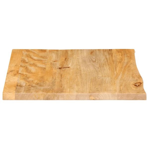 vidaXL Bordplate med naturlig kant 60x60x2,5 cm heltre mango