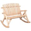 vidaXL Gyngebenk 2 seter 123x96x102 cm heltre gran