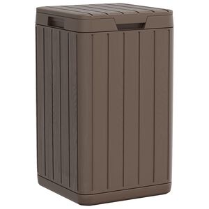 vidaXL Utend&oslash;rs s&oslash;ppelb&oslash;tte brun 38x38x65 cm PP