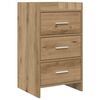vidaXL Nattbord Artisan eik 40 x 36 x 70 cm Konstruert tre