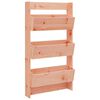 vidaXL Vegghengt plantekasse 3 lag 60x18,5x110 cm heltre douglasgran