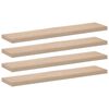 vidaXL Flytende hyller 4 stk 110x23,5x4 cm konstruert tre