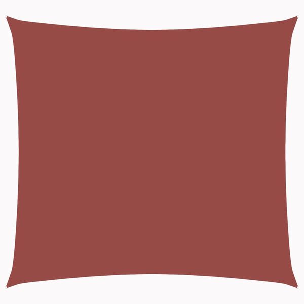 vidaXL Solseil oxfordstoff firkantet 4x4 m terrakotta