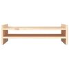 vidaXL Monitorstativ 50x27x15 cm heltre furu
