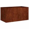 vidaXL Plantekasse rust 80x40x40 cm forvitringsst&aring;l