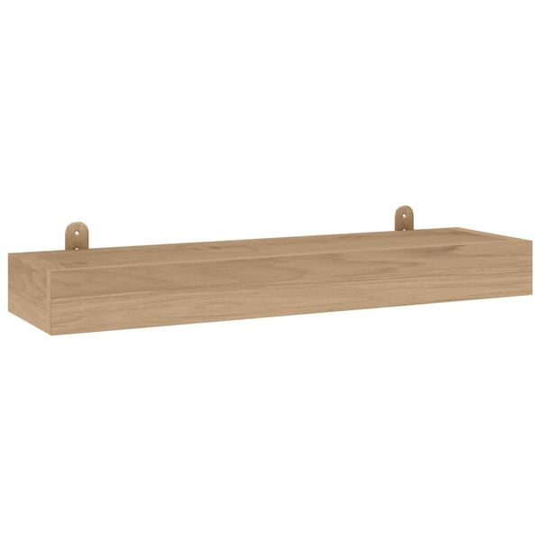 vidaXL Vegghyller 2 stk 60x15x4 cm heltre teak