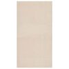vidaXL Shaggy-teppe beige 120x183 cm polyester