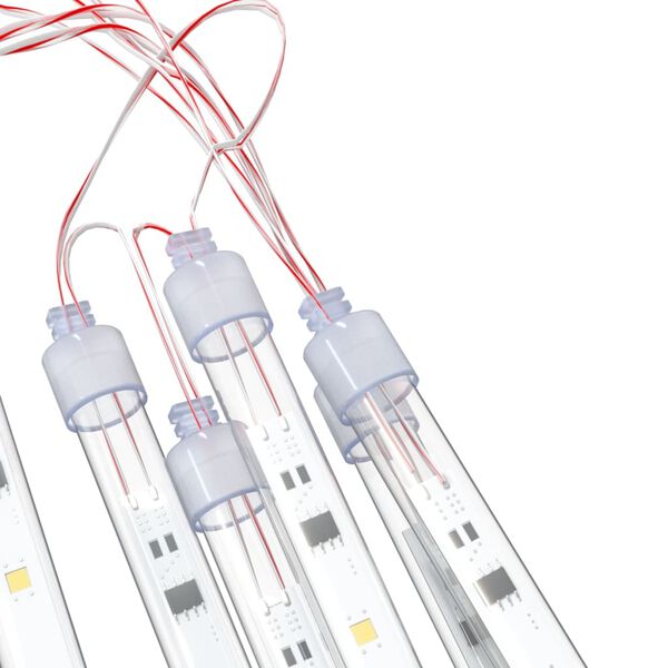 vidaXL 8stk Meteorlys 50 cm varmhvite 288 LED innend&oslash;rs og utend&oslash;rs