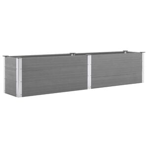 vidaXL H&oslash;ybed 250x50x54 cm WPC gr&aring;
