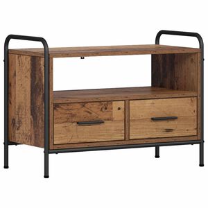 vidaXL TV-skap 67,5 x 33 x 50 cm Gammelt tre Konstruert tre