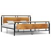 vidaXL Sengeramme metall 200x200 cm