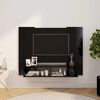 vidaXL Veggmontert TV-benk svart 120x23,5x90 cm konstruert tre