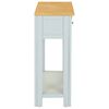 vidaXL Konsollbord 83x30x73 cm heltre eik