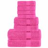 vidaXL Premium h&aring;ndklesett 8 deler SOLUND rose 600 g/m2