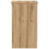 vidaXL Skrivebord artisan eik 90x45x76 cm konstruert tre