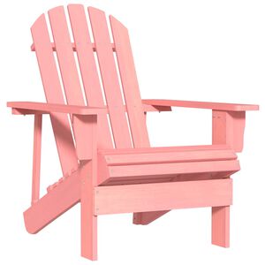 vidaXL Adirondack hagestol heltre gran rosa