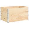 vidaXL Pallekarmer 3 stk 50x100 cm heltre furu