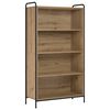 vidaXL Bokskap 55,5 x 33 x 174 cm Konstruert tre Artisan eik