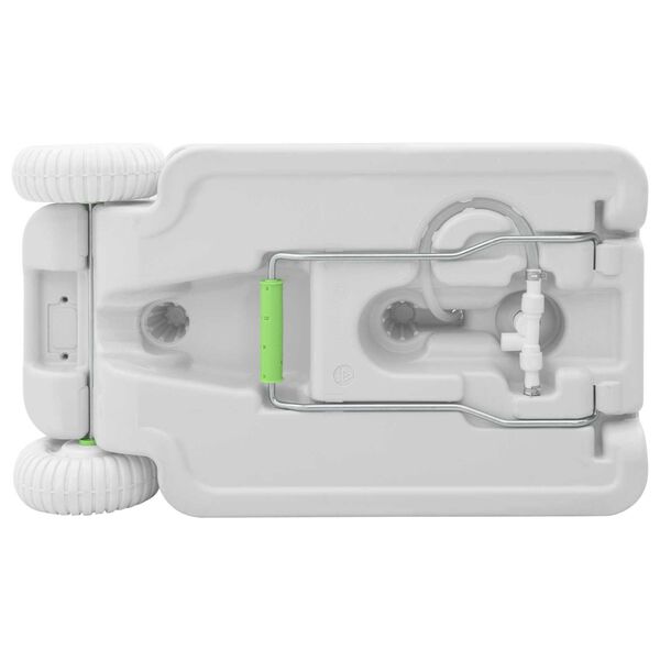 vidaXL Håndvaskstativ for camping Grå 72 x 42 x 103 cm Plast