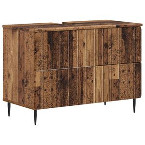 vidaXL Baderomsvaskeskap ZWOLLE Gammelt tre 82 x 41 x 58,5 cm