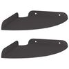 vidaXL Flytende hylle med hylle med lagring 2 pcs Svart 18 x 18 x 2 cm