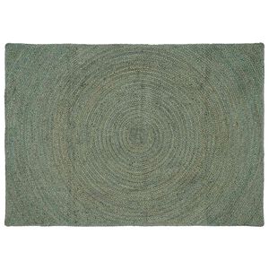 vidaXL Omr&aring;detepper Olivengr&oslash;nn 140 x 200 cm Jute