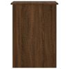 vidaXL Skrivebord brun eik 100x55x75 cm konstruert tre