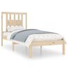 vidaXL Sengeramme heltre furu 90x200 cm