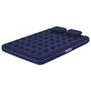 Bestway Oppbl&aring;sbar flokket luftseng pute luftpumpe 203x152x22cm 67374