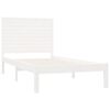 vidaXL Sengeramme hvit heltre 90x200 cm
