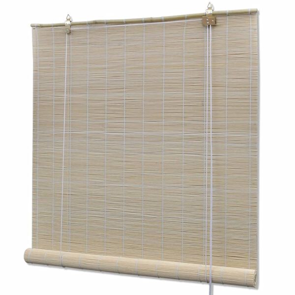 vidaXL Rullegardiner naturlig bambus 2 stk 120x160 cm